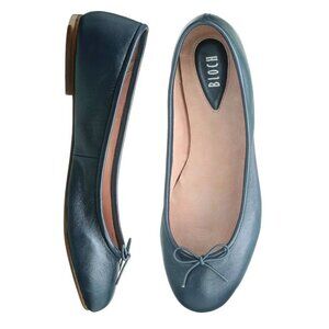 BLOCH leather ballet flats, Peacock/teal blue, excellent preowned condition, 39